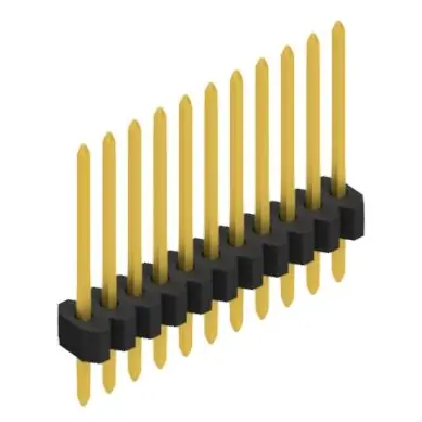 Stiftleiste, 11-polig, RM 1.27 mm, gerade, schwarz, 10060470 Bestseller