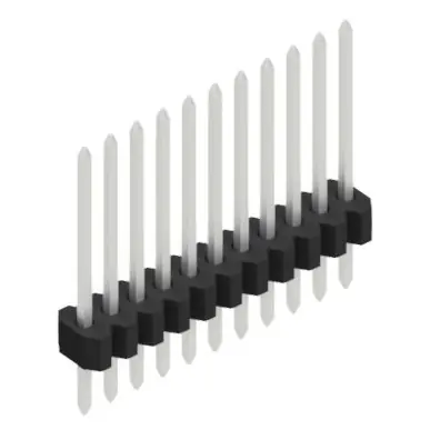 Nur Für Kurze Zeit Stiftleiste, 11-polig, RM 1.27 mm, gerade, schwarz, 10060471