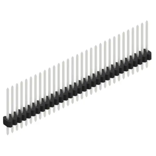 Aktuell Stiftleiste, 31-polig, RM 1.27 mm, gerade, schwarz, 10060514