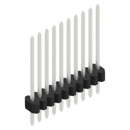Stiftleiste, 10-polig, RM 1.27 mm, gerade, schwarz, 10060547 Schnäppchen
