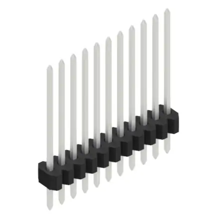Stiftleiste, 11-polig, RM 1.27 mm, gerade, schwarz, 10060549 Bestpreis