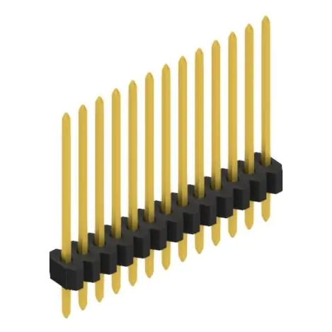 Knallerangebot Stiftleiste, 13-polig, RM 1.27 mm, gerade, schwarz, 10060552