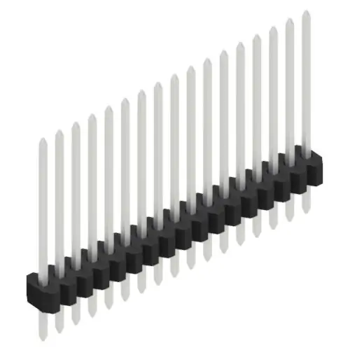 Finale Aktion Stiftleiste, 17-polig, RM 1.27 mm, gerade, schwarz, 10060561