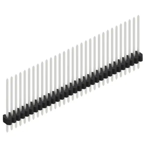 Stiftleiste, 31-polig, RM 1.27 mm, gerade, schwarz, 10060591 Sichere Zahlung