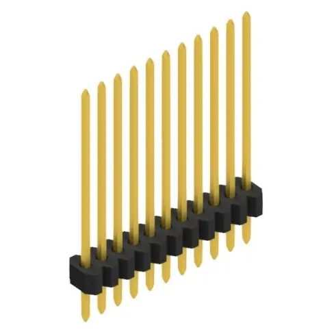 Schneller Versand Stiftleiste, 11-polig, RM 1.27 mm, gerade, schwarz, 10060849