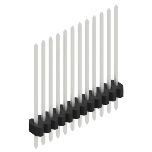 Top-Angebot Stiftleiste, 12-polig, RM 1.27 mm, gerade, schwarz, 10060852