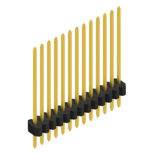 Stiftleiste, 13-polig, RM 1.27 mm, gerade, schwarz, 10060853 Highlight