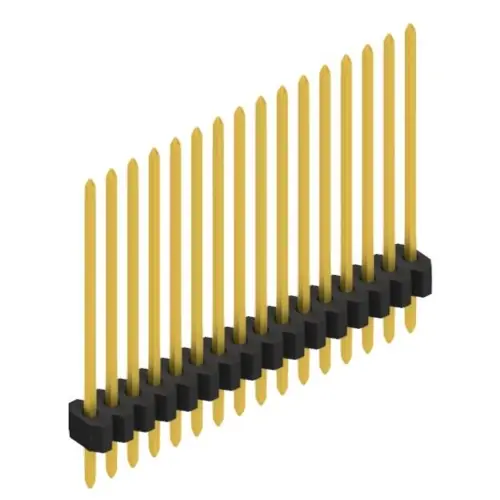 Top-Angebot Stiftleiste, 16-polig, RM 1.27 mm, gerade, schwarz, 10060859