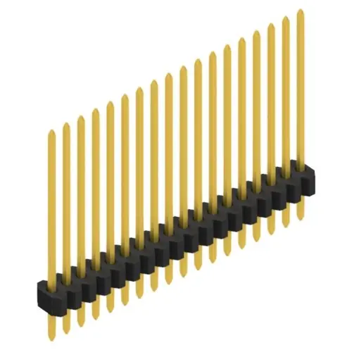 Stiftleiste, 18-polig, RM 1.27 mm, gerade, schwarz, 10060863 Sale