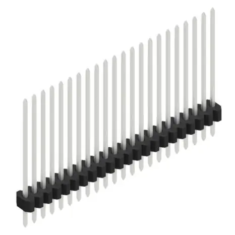 Neu Im Sortiment Stiftleiste, 22-polig, RM 1.27 mm, gerade, schwarz, 10060872