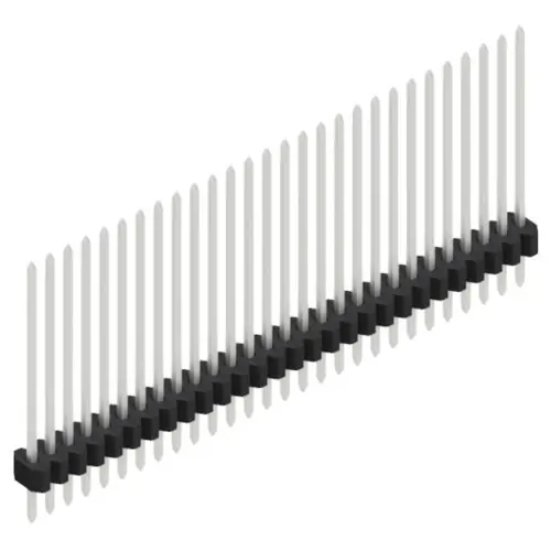 Stiftleiste, 28-polig, RM 1.27 mm, gerade, schwarz, 10060885 Top-Angebot