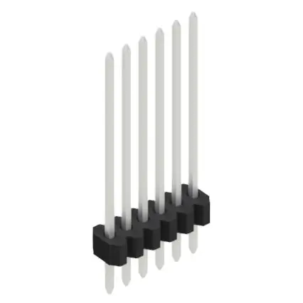 Stiftleiste, 6-polig, RM 1.27 mm, gerade, schwarz, 10060840 Super-Preis
