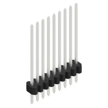 Sonderaktion Stiftleiste, 9-polig, RM 1.27 mm, gerade, schwarz, 10060846