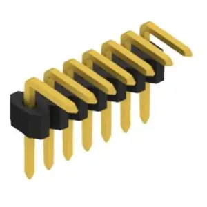 Angebot Stiftleiste, 7-polig, RM 1.27 mm, abgewinkelt, schwarz, 10060915