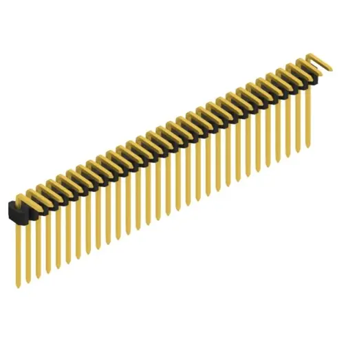 Stiftleiste, 30-polig, RM 1.27 mm, abgewinkelt, schwarz, 10061118 Mega-Angebot