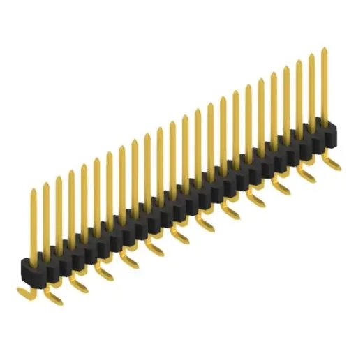 Highlight Stiftleiste, 24-polig, RM 1.27 mm, abgewinkelt, schwarz, SLVW1SMD07324G
