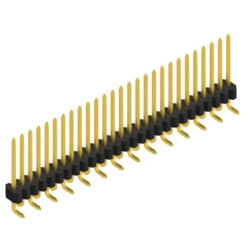 Stiftleiste, 27-polig, RM 1.27 mm, abgewinkelt, schwarz, SLVW1SMD07327G Top-Seller