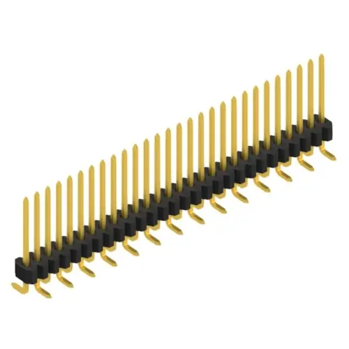 Bestseller Stiftleiste, 28-polig, RM 1.27 mm, abgewinkelt, schwarz, SLVW1SMD07328G