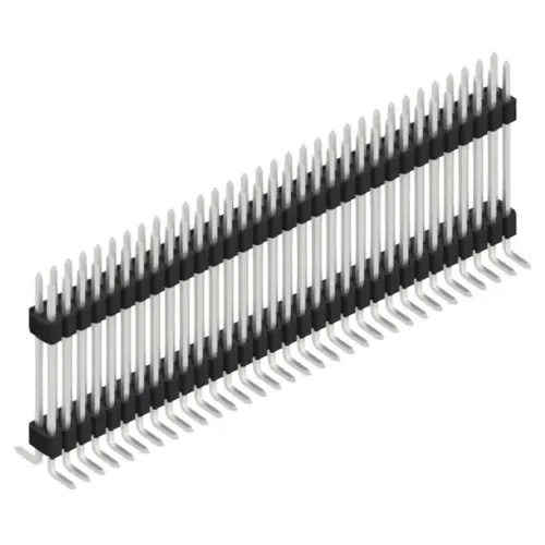 Stiftleiste, 64-polig, RM 1.27 mm, abgewinkelt, schwarz, SLVW10SMD12764Z Angebot