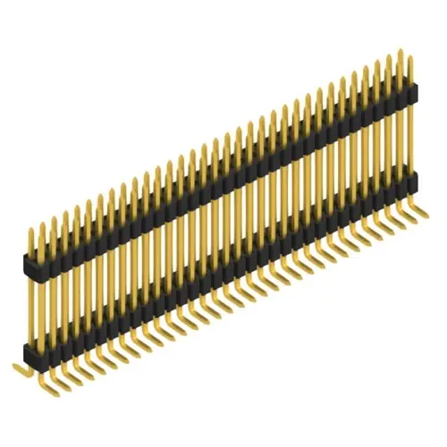 Beliebt Stiftleiste, 66-polig, RM 1.27 mm, abgewinkelt, schwarz, SLVW10SMD12766G