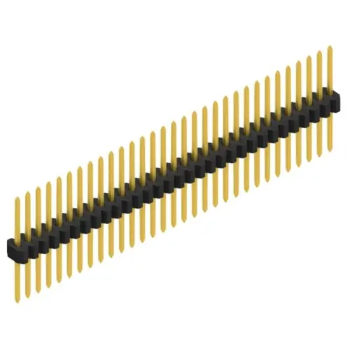 Stiftleiste, 31-polig, RM 1.27 mm, gerade, schwarz, 10060665 Neu Im Sortiment