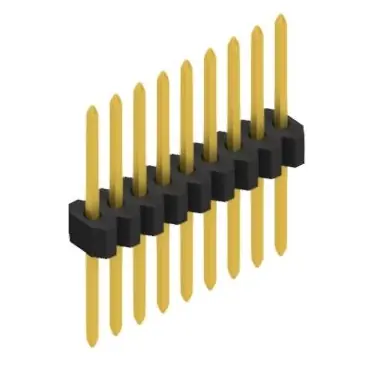 Stiftleiste, 9-polig, RM 1.27 mm, gerade, schwarz, 10060619 Sofort Bestellen