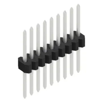 Kostenloser Versand Stiftleiste, 9-polig, RM 1.27 mm, gerade, schwarz, 10060620