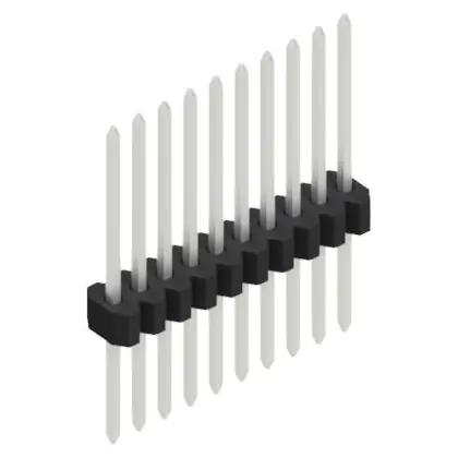 Top-Preis Stiftleiste, 10-polig, RM 1.27 mm, gerade, schwarz, 10060697