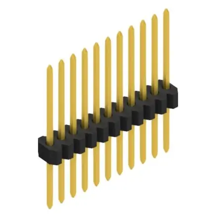 Stiftleiste, 11-polig, RM 1.27 mm, gerade, schwarz, 10060698 Saisonangebot