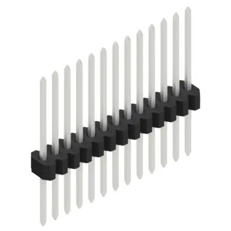 Stiftleiste, 13-polig, RM 1.27 mm, gerade, schwarz, 10060703 Online Kaufen