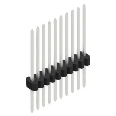 Stiftleiste, 10-polig, RM 1.27 mm, gerade, schwarz, 10060770 Top-Angebot