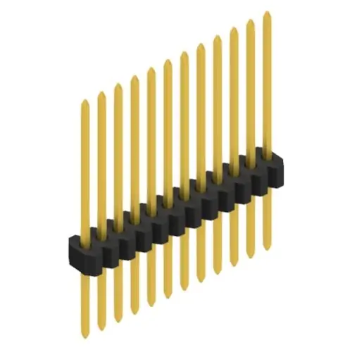 Angebot Stiftleiste, 12-polig, RM 1.27 mm, gerade, schwarz, 10060773