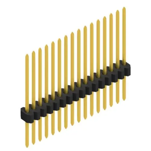 Stiftleiste, 16-polig, RM 1.27 mm, gerade, schwarz, 10060782 Kostenloser Versand