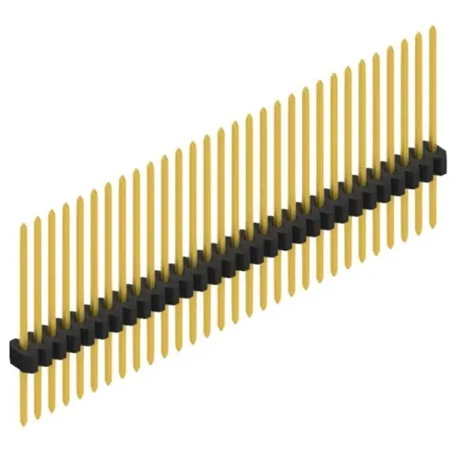 Stiftleiste, 30-polig, RM 1.27 mm, gerade, schwarz, 10060812 Begrenztes Angebot