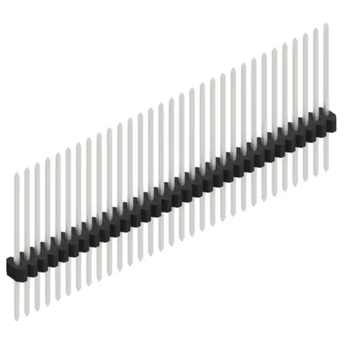 Top-Seller Stiftleiste, 31-polig, RM 1.27 mm, gerade, schwarz, 10060816