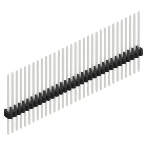 Stiftleiste, 32-polig, RM 1.27 mm, gerade, schwarz, 10060818 Direktkauf