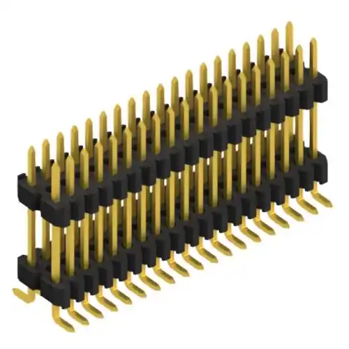 Stiftleiste, 38-polig, RM 1.27 mm, abgewinkelt, schwarz, SLVW11SMD10238G Angebot