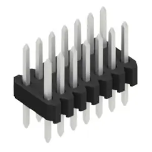 Sichere Zahlung Stiftleiste, 14-polig, RM 1.27 mm, gerade, schwarz, SLVW203614Z