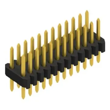 Stiftleiste, 24-polig, RM 1.27 mm, gerade, schwarz, SLVW203624G Begrenztes Angebot