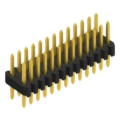 Wochenendangebot Stiftleiste, 26-polig, RM 1.27 mm, gerade, schwarz, SLVW203626G