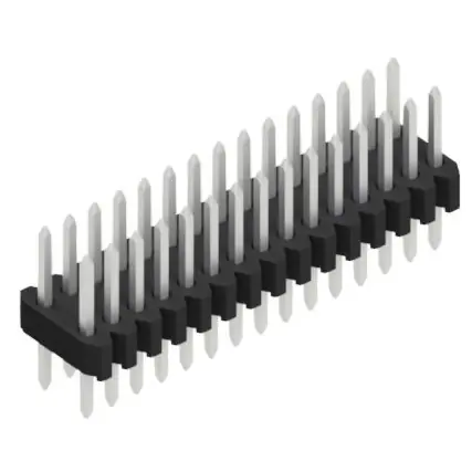 Stiftleiste, 30-polig, RM 1.27 mm, gerade, schwarz, SLVW203630Z Günstig