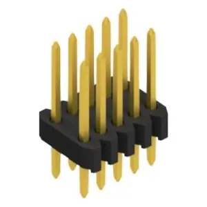 Jetzt Kaufen Stiftleiste, 10-polig, RM 1.27 mm, gerade, schwarz, 10061285