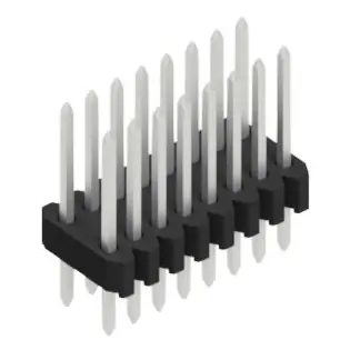 Stiftleiste, 16-polig, RM 1.27 mm, gerade, schwarz, 10061293 Sonderaktion