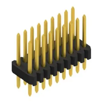 Stiftleiste, 18-polig, RM 1.27 mm, gerade, schwarz, 10061294 Nur Heute