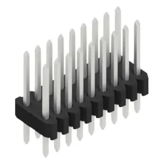Stiftleiste, 18-polig, RM 1.27 mm, gerade, schwarz, 10061295 Top-Angebot