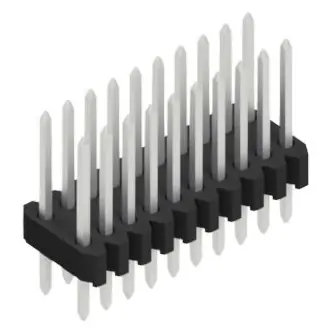 Stiftleiste, 20-polig, RM 1.27 mm, gerade, schwarz, 10061297 Top-Angebot