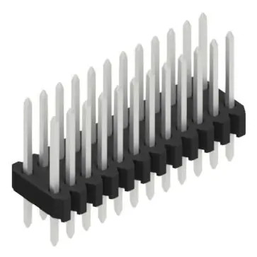 Stiftleiste, 24-polig, RM 1.27 mm, gerade, schwarz, 10061302 Nur Heute