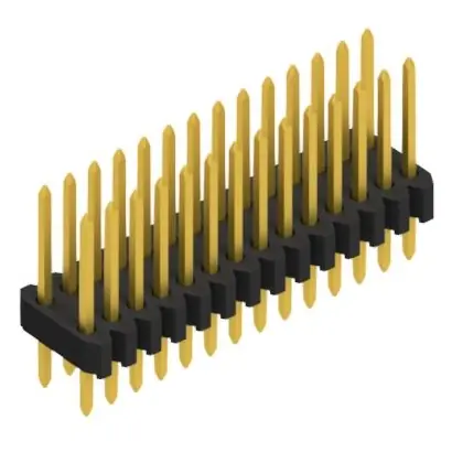 Stiftleiste, 28-polig, RM 1.27 mm, gerade, schwarz, 10061305 Nur Für Kurze Zeit