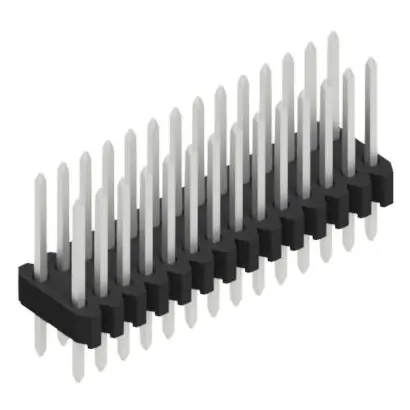 Mega-Angebot Stiftleiste, 28-polig, RM 1.27 mm, gerade, schwarz, 10061306