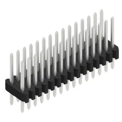 Kracherpreis Stiftleiste, 30-polig, RM 1.27 mm, gerade, schwarz, 10061308